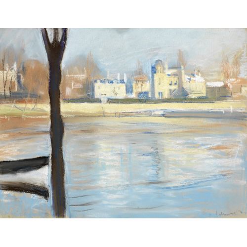 Edvard Munch, Seine At Saint Cloud
