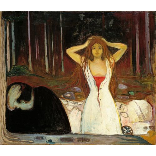 Edvard Munch Külleri İnsanlar Edvard Munch Külleri Dışavurumculuk Sanat Akımları Kanvas Efektli Tablo, Resim Kağıdı Baskısı, Reprodüksiyon ve