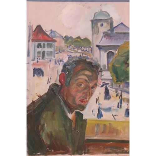Edvard Munch, Self Portrait Tayen Oslo