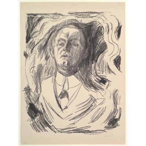 Edvard Munch, Self Portrait With A Cigar