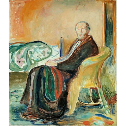 Edvard Munch, Self Portrait With The Spanish Flu Edvard Munch, Self Portrait With The Spanish Flu