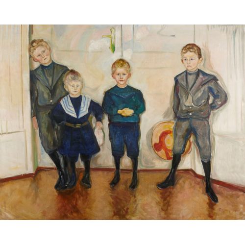 Edvard Munch, Sons Of Dr Linde Edvard Munch, Sons Of Dr Linde