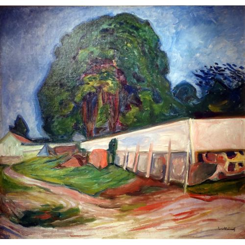 Edvard Munch, Summer Night In Aasgaardstrand Edvard Munch, Summer Night In Aasgaardstrand
