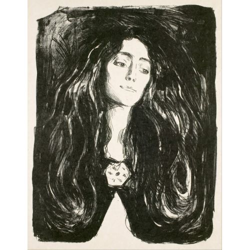 Edvard Munch, The Brooch Eva Mudocci