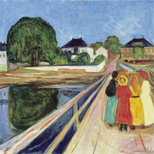 Edvard Munch, The Girls On The Bridge