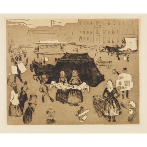 Edvard Munch, The Hearse Potsdamer Platz