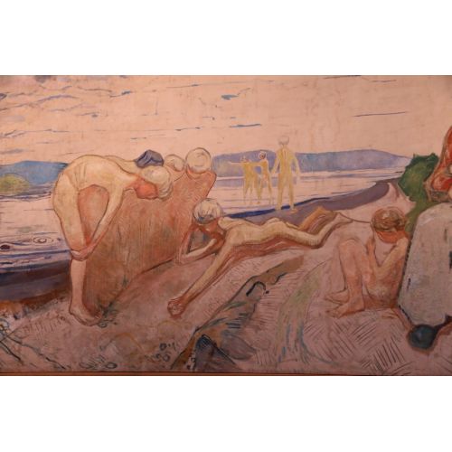 Edvard Munch Çocuklar Dışavurumculuk Edvard Munch Çocuklar Dışavurumculuk Sanat Akımları Kanvas Efektli Tablo, Resim Kağıdı Baskısı, Reprodüksiyon ve