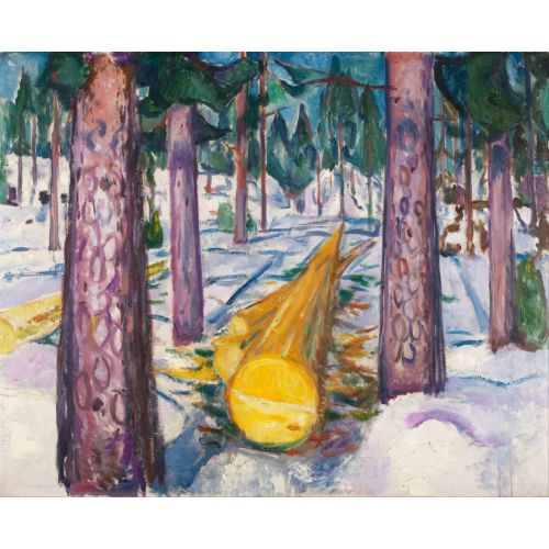 Edvard Munch, The Yellow Log Edvard Munch, The Yellow Log