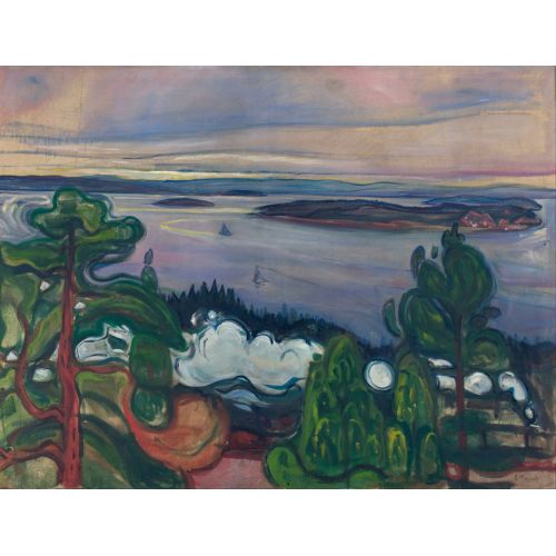 Edvard Munch, Train Smoke Edvard Munch, Train Smoke