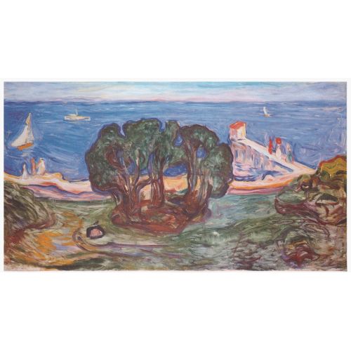 Edvard Munch, Deniz Kenarındaki Ağaçlar Linde Frieze