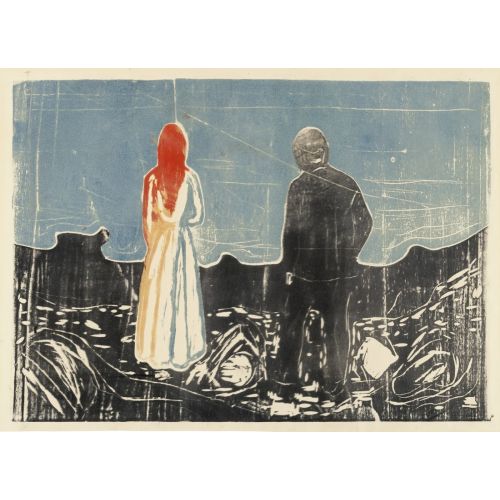 Edvard Munch, İki İnsan Yalnız Olanlar Edvard Munch, İki İnsan Yalnız Olanlar