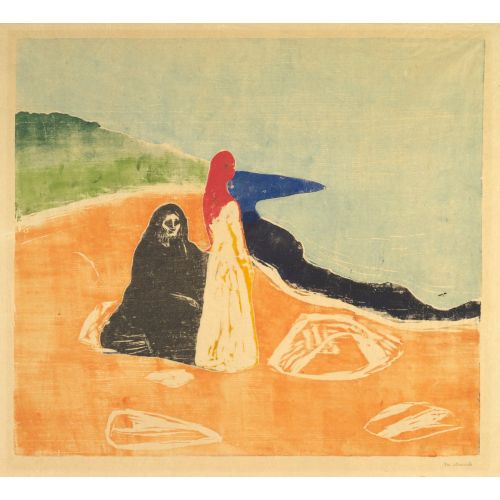 Edvard Munch, Kıyıdaki İki Kadın Edvard Munch, Kıyıdaki İki Kadın