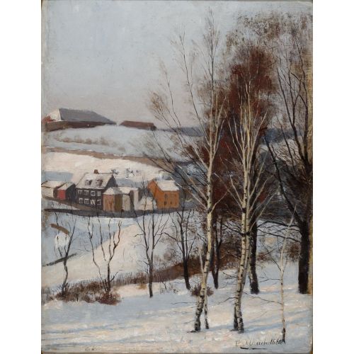 Edvard Munch, Manzara Fossveien Edvard Munch, Manzara Fossveien