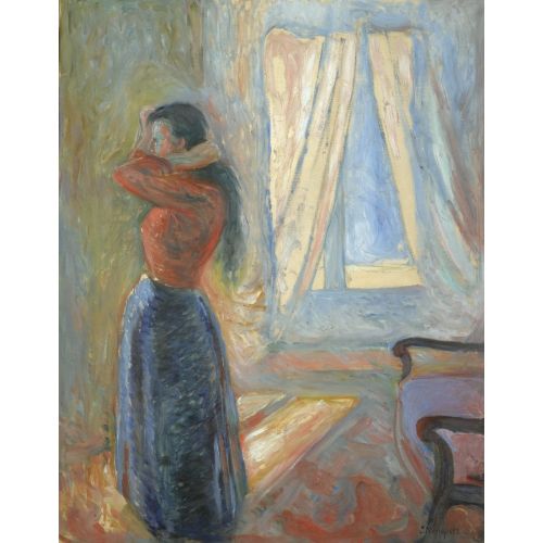 Edvard Munch, Aynaya Bakan Kadın Edvard Munch, Aynaya Bakan Kadın