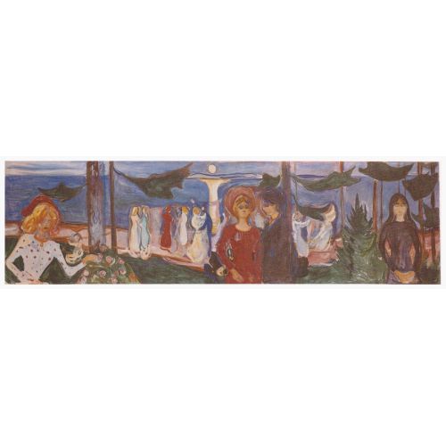 Edvard Munch, Dance At The Sea Linde Frieze Edvard Munch, Dance At The Sea Linde Frieze