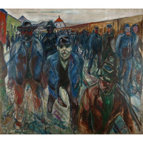 Edvard Munch, İşçiler Eve Dönüş Yolunda