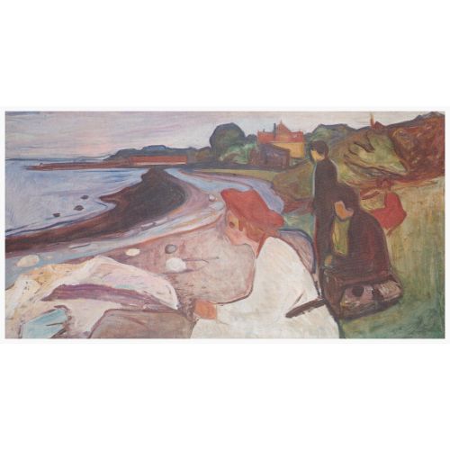 Edvard Munch Starry Night Expressionism Art Movements Canvas, Drawing Paper Prints, Reproduction Oil Painting and High Resolution