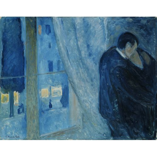 Edvard Munch, The Kiss By The W IIndow Edvard Munch, The Kiss By The W IIndow