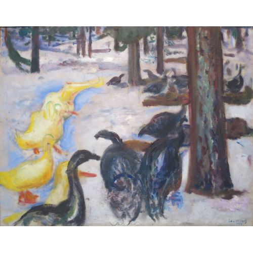 Edvard Munch, Ducks And Turkeys Edvard Munch, Ducks And Turkeys