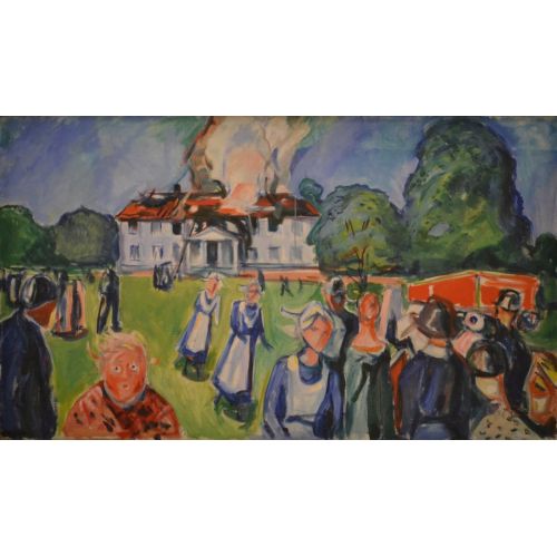 Edvard Munch, Ateş Edvard Munch, Ateş