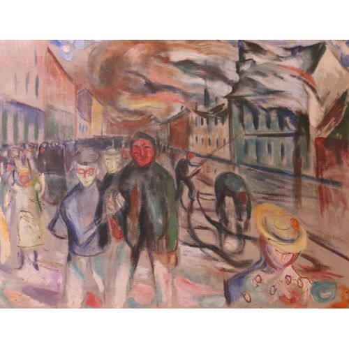 Edvard Munch, Fire Bergen Edvard Munch, Fire Bergen