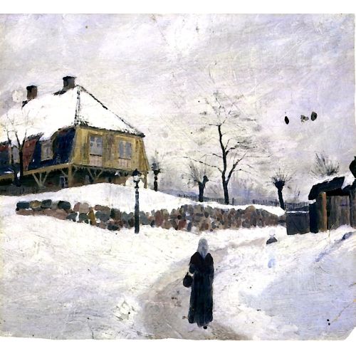 Edvard Munch, Foss In Winter Edvard Munch, Foss In Winter