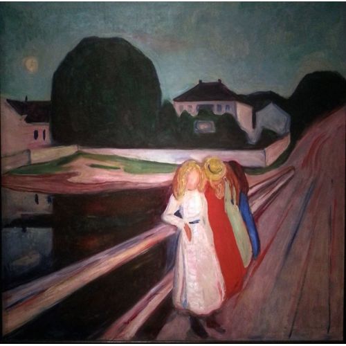 Edvard Munch, Four Girls On A Bridge