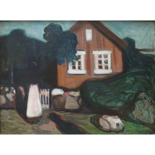 Edvard Munch, Ay Işığında Ev Edvard Munch, Ay Işığında Ev
