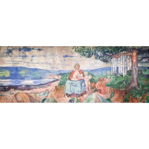 Edvard Munch Alma Mater Dışavurumculuk Edvard Munch Alma Mater Dışavurumculuk Sanat Akımları Kanvas Efektli Tablo, Resim Kağıdı Baskısı, Reprodüksiyon ve