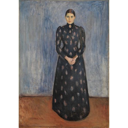 Edvard Munch, Inger In Black And Violet