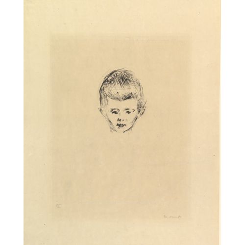 Edvard Munch Andreas Schwartz Dışavurumculuk Sanat Akımları Kanvas Efektli Tablo, Resim Kağıdı Baskısı, Reprodüksiyon