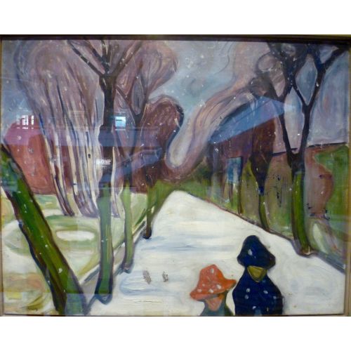 Edvard Munch, New Snow In The Avenue
