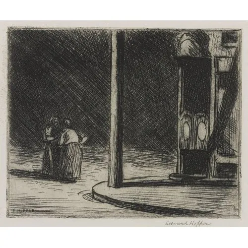 Edward Hopper, A Corner Realism Edward Hopper, A Corner Realism Art Movements Canvas, Drawing Paper Prints, Reproduction Oil Painting and High Resolution Image