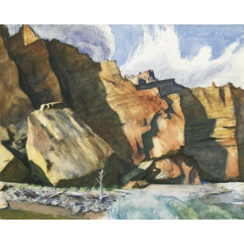 Edward Hopper, Shoshone Cliffs, Wyoming