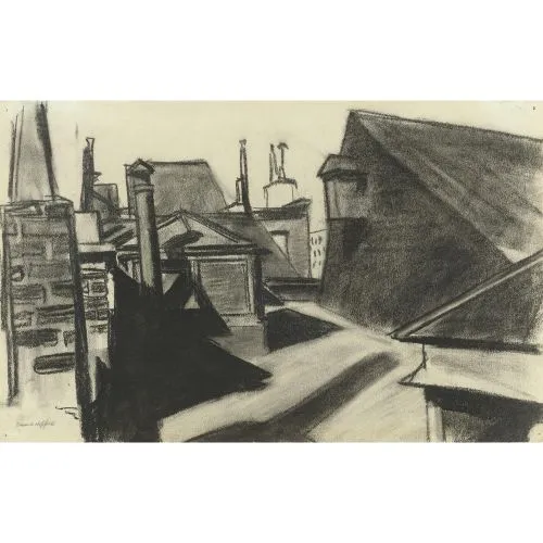 Edward Hopper, Skylights Realism Edward Hopper, Skylights Realism Art Movements Canvas, Drawing Paper Prints, Reproduction Oil Painting and High Resolution Image