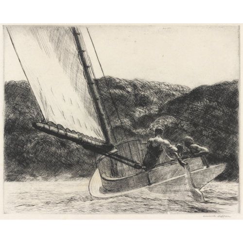 Edward Hopper, Kedi Teknesi