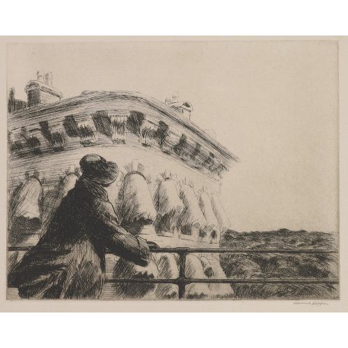 Edward Hopper, Girl On A Bridge