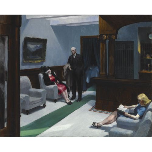 Edward Hopper, Hotel Lobby