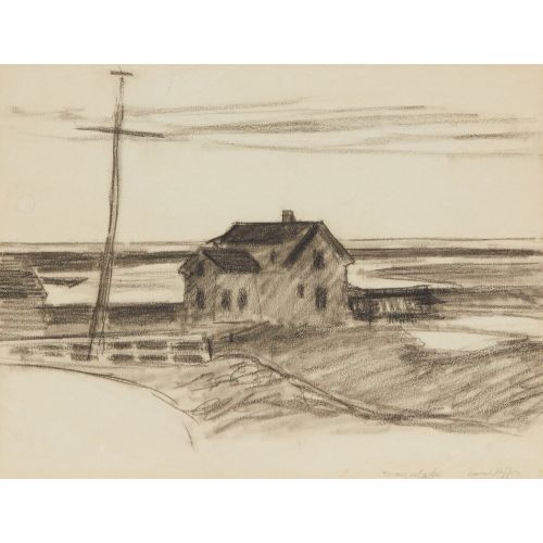 Edward Hopper, House In Landscape
