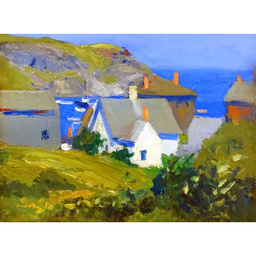 Edward Hopper, Monhegan Houses, Maine