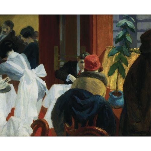 Edward Hopper, New York Restaurant Realism Edward Hopper, New York Restaurant Realism Art Movements Canvas, Drawing Paper Prints, Reproduction Oil Painting and High