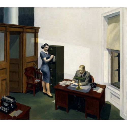 Edward Hopper, Office At Night