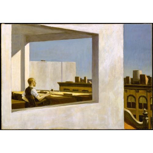 Edward Hopper, Office In A Small City Edward Hopper, Office In A Small City