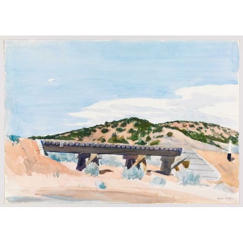 Edward Hopper, Railroad Trestle In The Desert Edward Hopper, Railroad Trestle In The Desert