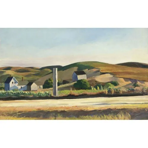 Edward Hopper, South Truro Realism Art Movements Canvas, Drawing Paper Prints, Reproduction Oil Painting and High Resolution
