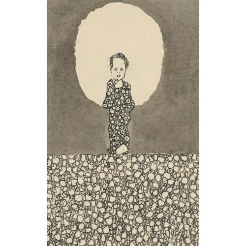 Egon Schiele, A Child With A Halo On A Meadow Egon Schiele, A Child With A Halo On A Meadow