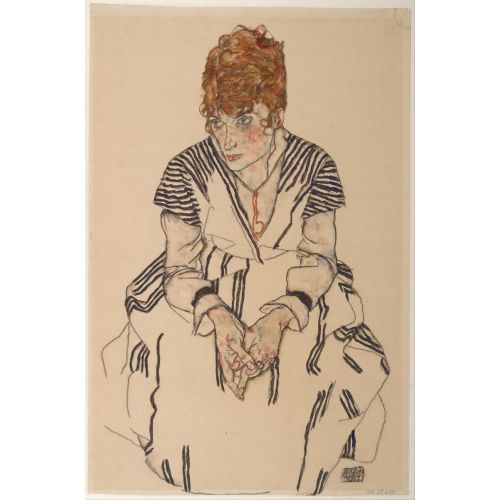Egon Schiele, Adele Herms Egon Schiele, Adele Herms