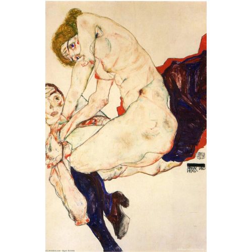 Egon Schiele, A Man And A Woman Egon Schiele, A Man And A Woman