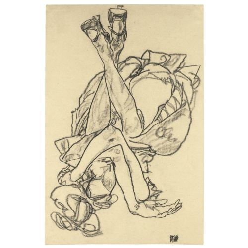 Egon Schiele, Girl Lying On Her Back With Arms And Legs Crossed Expressionism Egon Schiele, Girl Lying On Her Back With Arms And Legs Crossed Expressionism Art Movements Egon Schiele, Girl Lying On Her Back