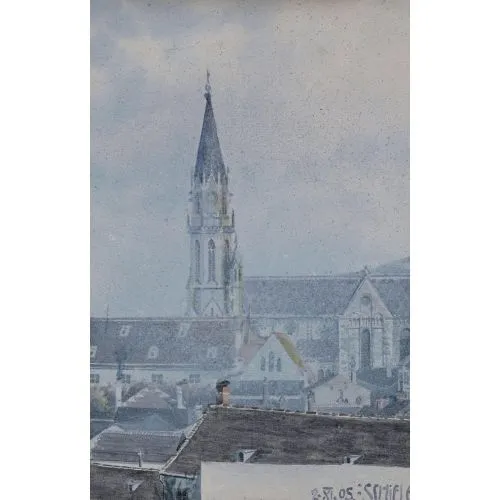 Egon Schiele, Klosterneuburg Kilisesi Dışavurumculuk Sanat Akımları Egon Schiele, Kirche Zu KlosterneuburgEgon Schielenin